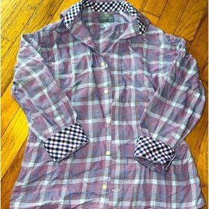 Thomas dean boy’s button down shirt 10/12